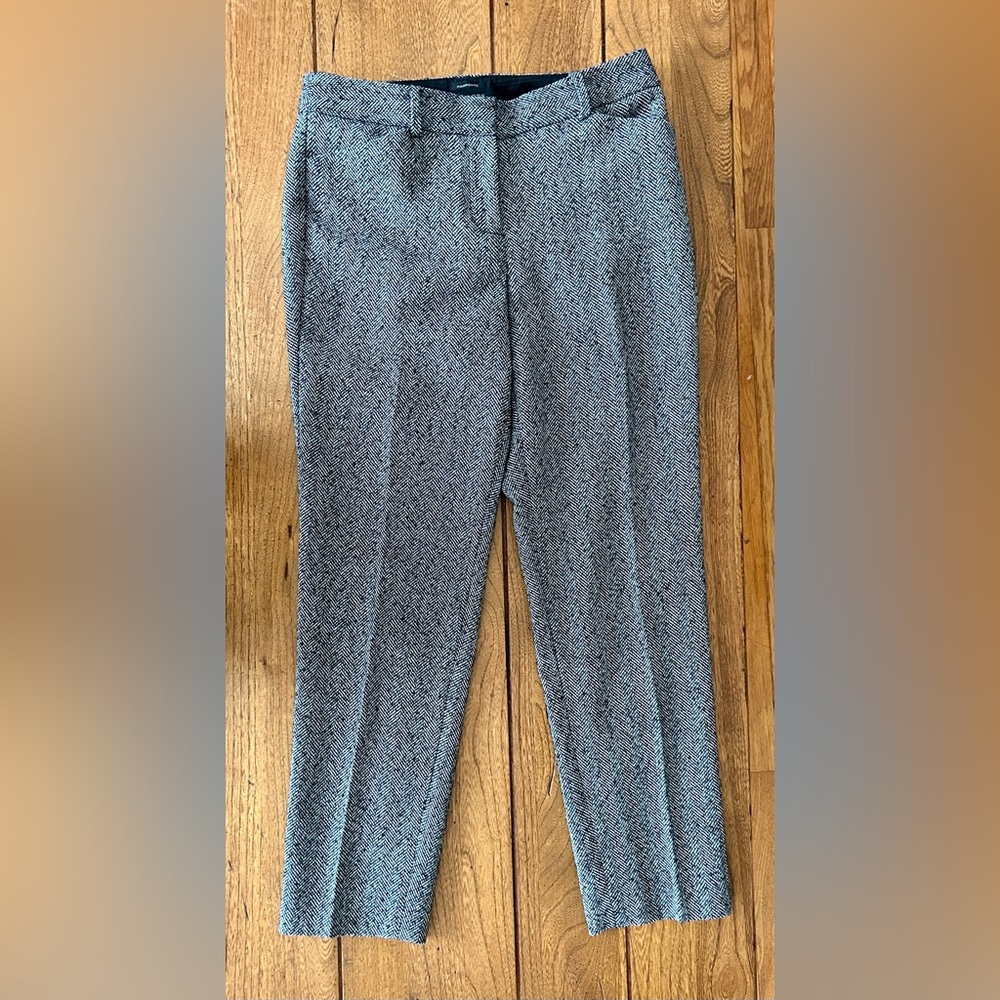 Talbots herringbone wool blend dress pants size 4